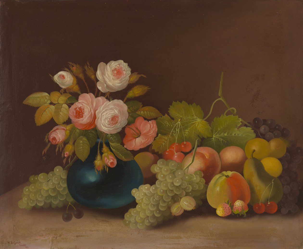Rose di cavolo e frutta da William Buelow Gould