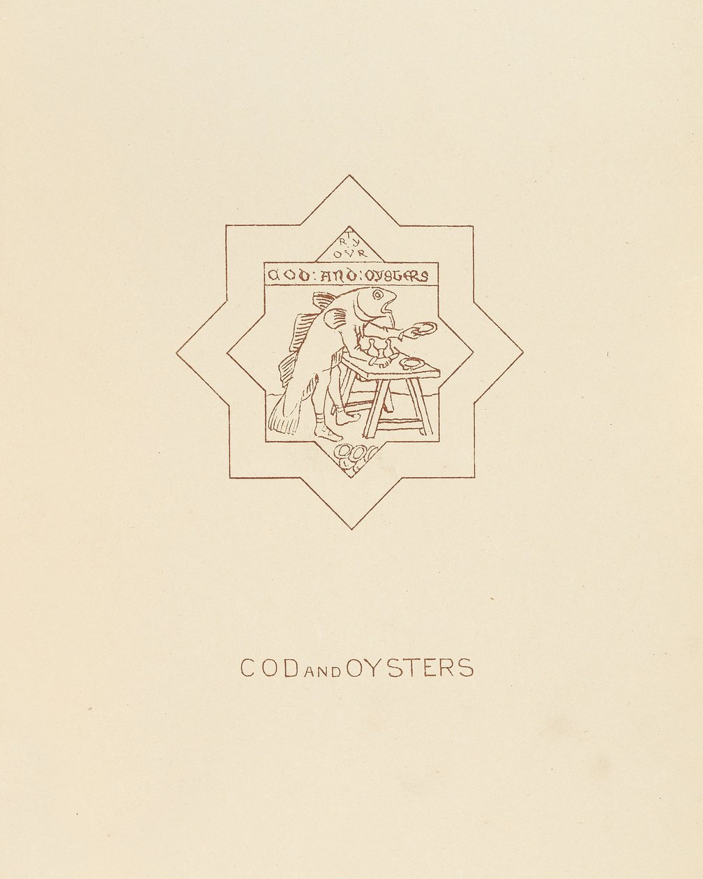 Merluzzo e ostriche, 1878 da William Burges
