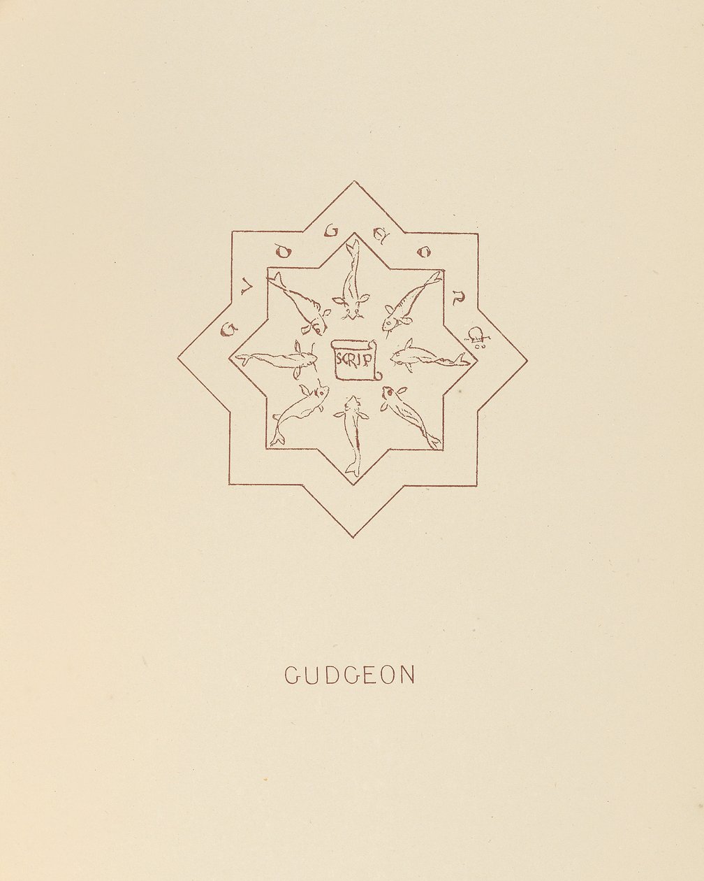 Gudgeon, 1878 da William Burges