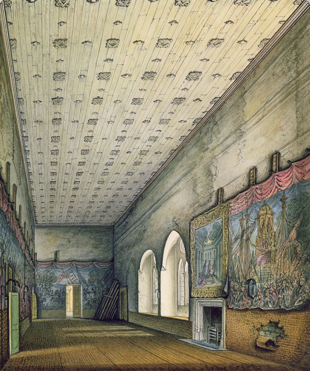 Camera del Palazzo di Westminster, c.1817 da William Capon