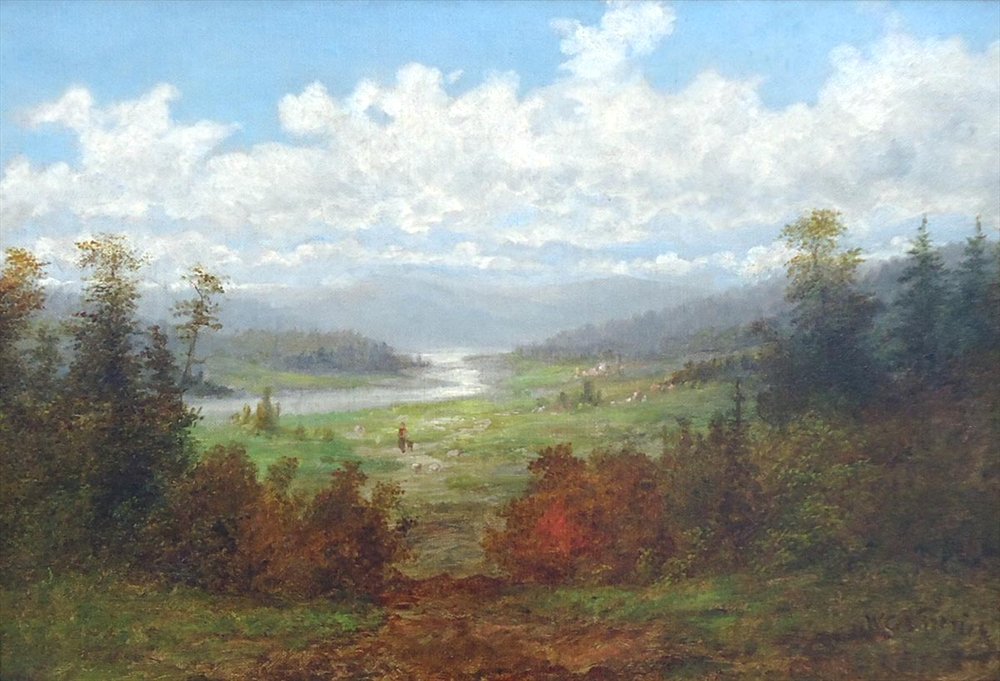 Paesaggio del fiume Linville da William Charles Anthony Frerichs