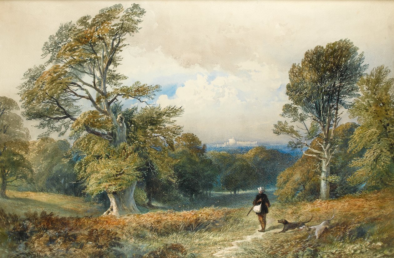 Caccia grossa nel Windsor Great Park da William Collingwood Smith