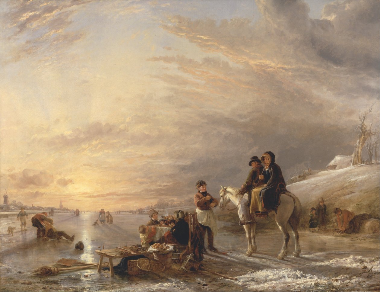 Scena di gelo da William Collins