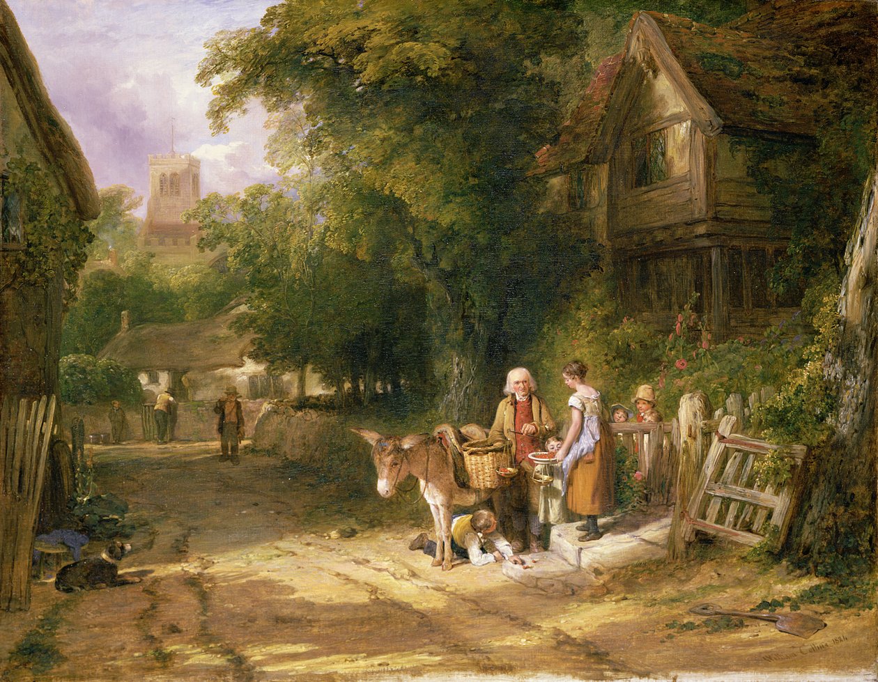Il venditore di ciliegie, 1824 da William Collins