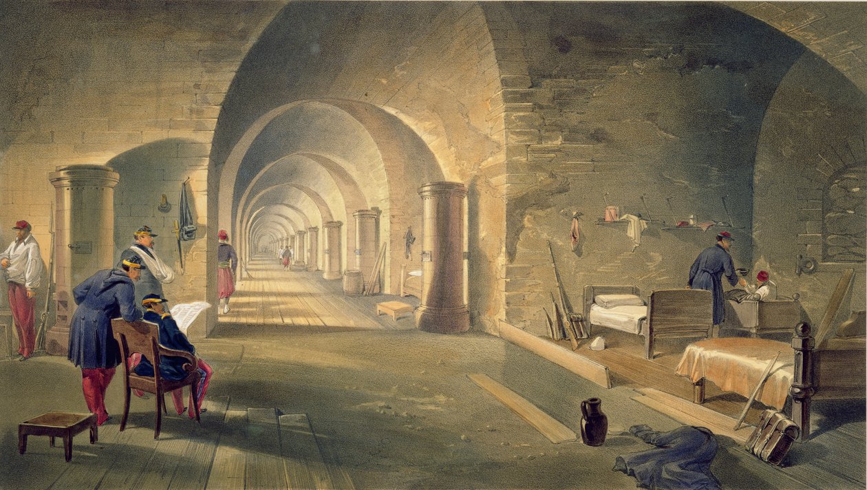 Interno del Forte Nicholas, tavola da 