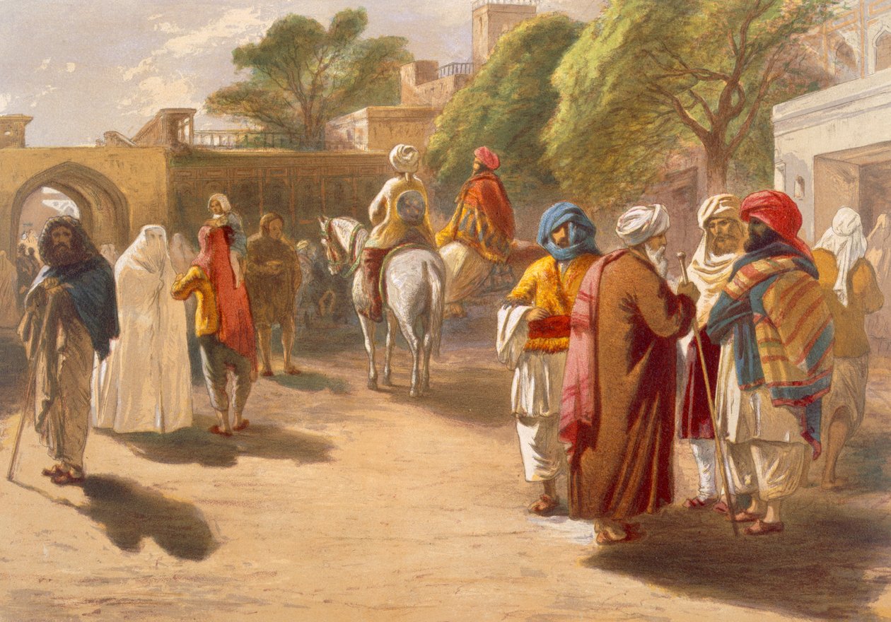Scena di Mercato a Peshawar, da 
