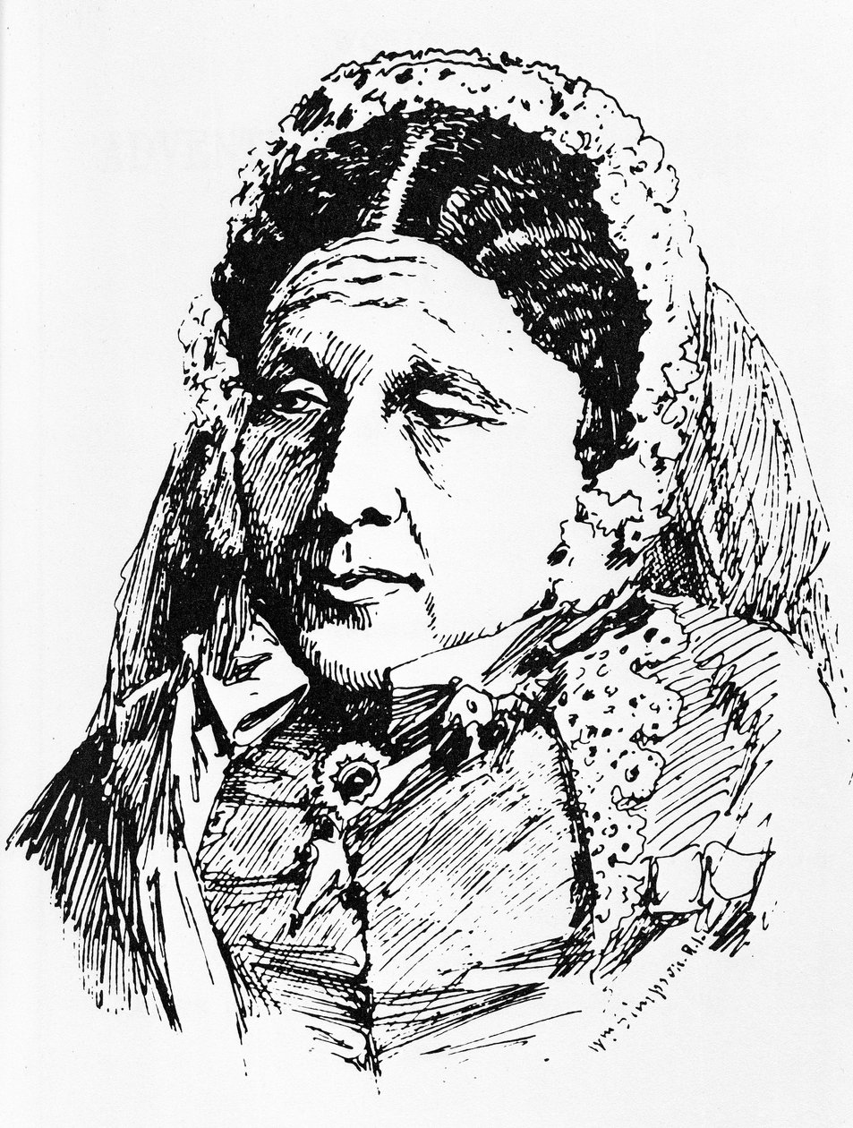 Ritratto di Mary Seacole (1805-81) da William Crimea Simpson