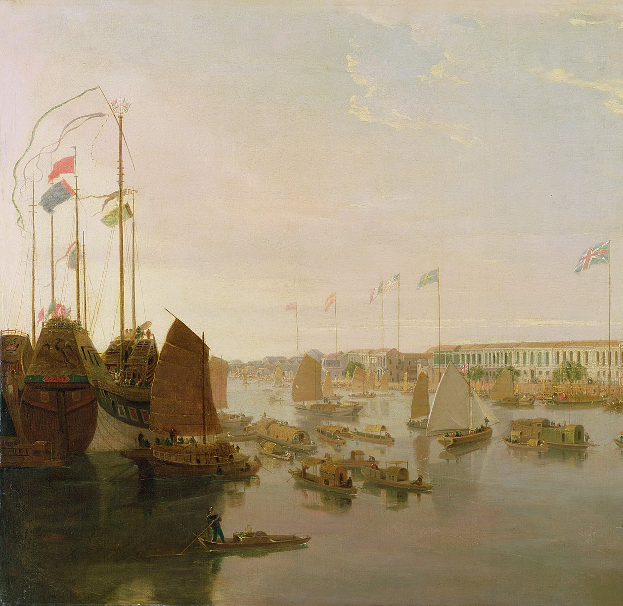 Le fabbriche europee, Canton (dettaglio) da William Daniell