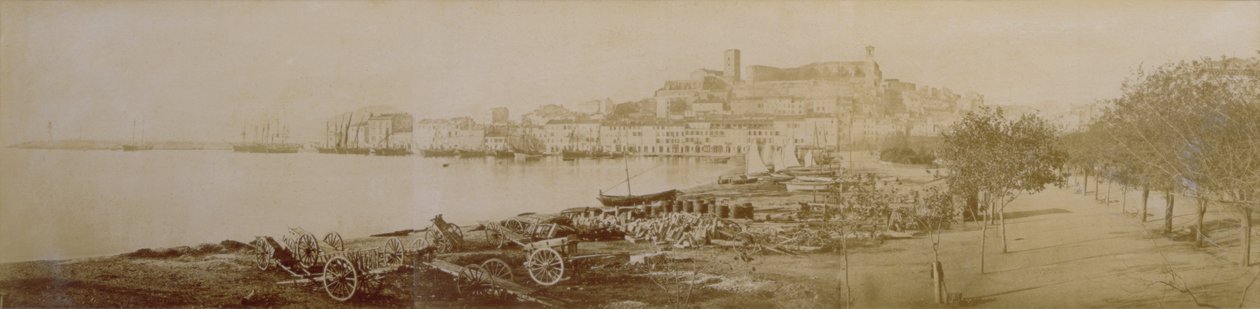 Panorama di Cannes e Le Suquet, 1858 da William De Bray