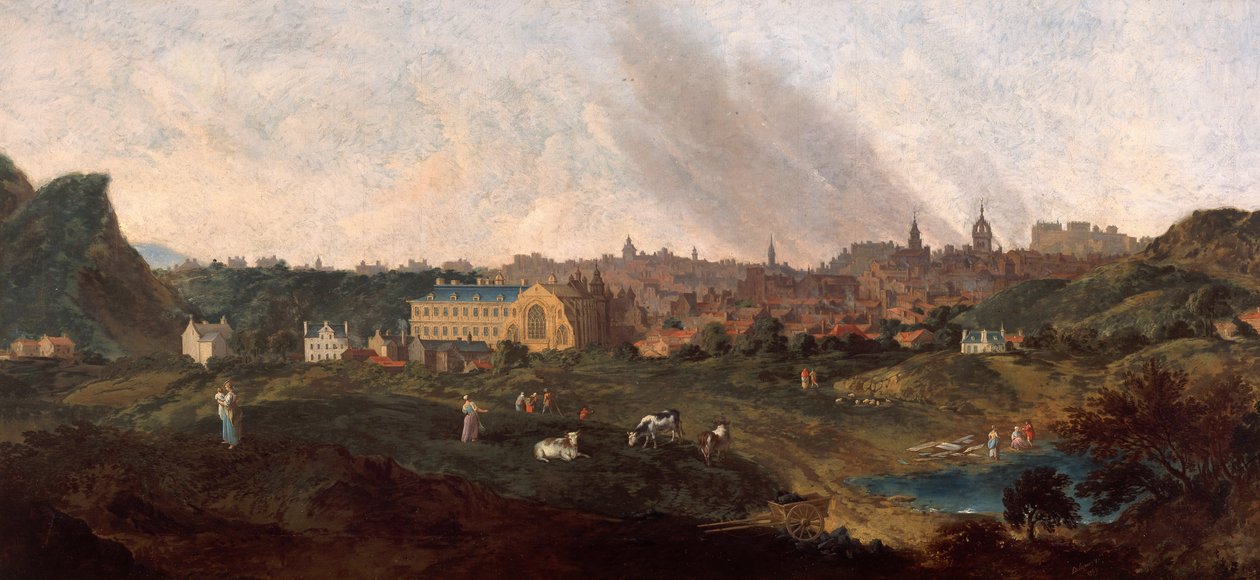 Veduta di Edimburgo, 1759 da William Delacour