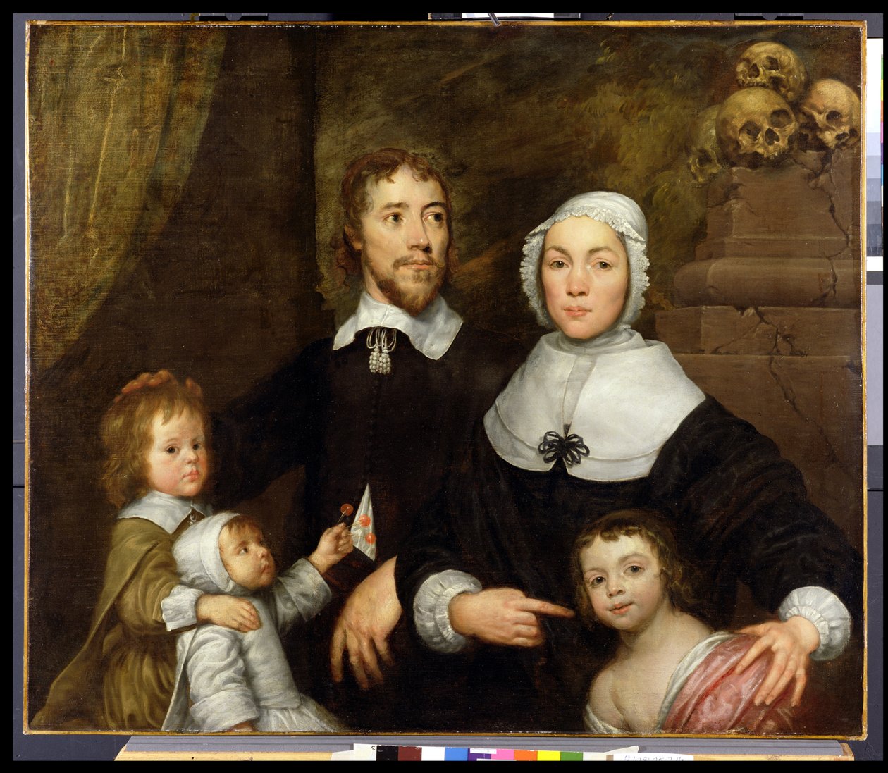 Ritratto di una famiglia, probabilmente quella di Richard Streatfeild, c.1645 da William Dobson