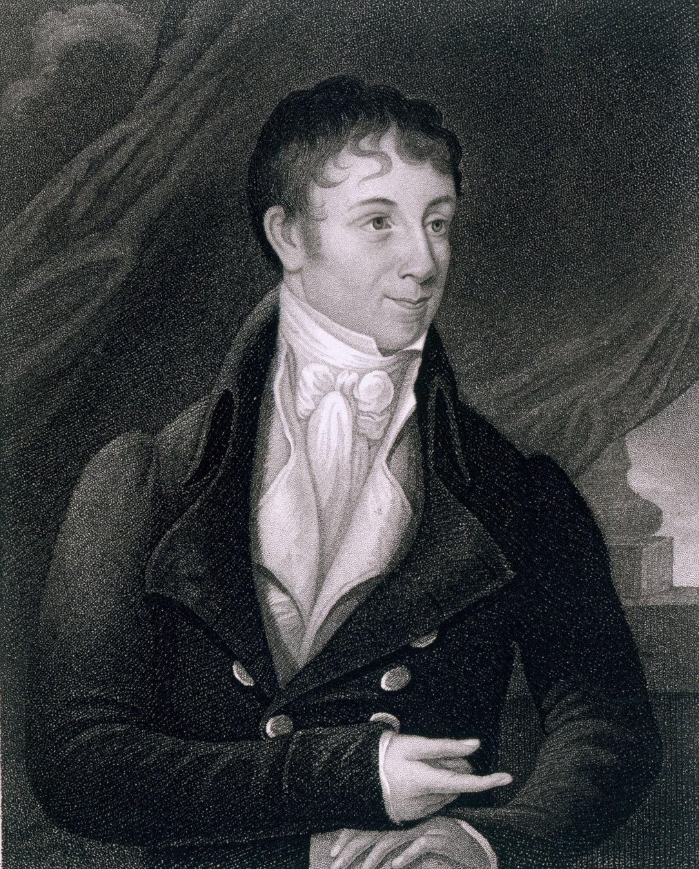 Charles Brockden Brown (1771-1810) inciso da John B. Forrest da William Dunlap