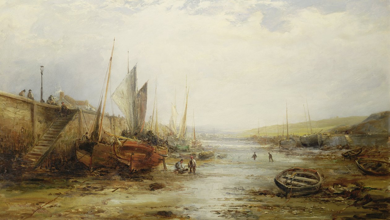 Porto di Peel, c.1890 da William Edward Webb