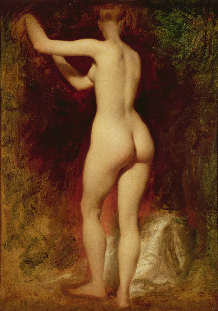 Nudo femminile di schiena da William Etty