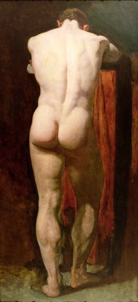 Nudo maschile in piedi da William Etty