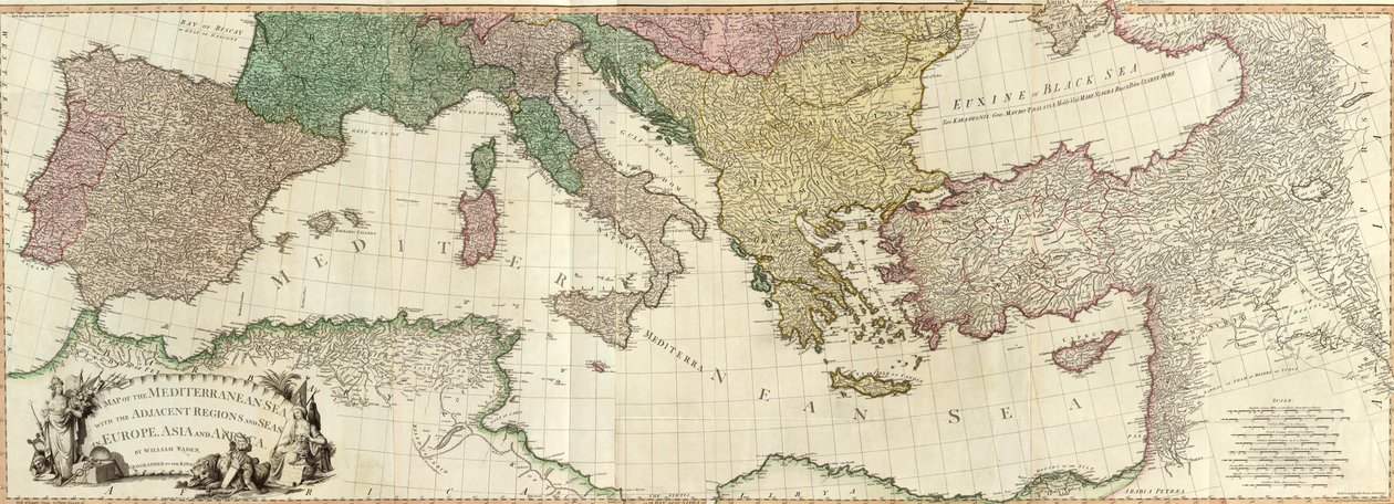 Mediterraneo composito da William Faden