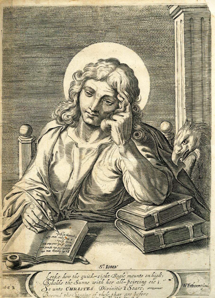 San Giovanni Evangelista, 1657 da William Faithorne