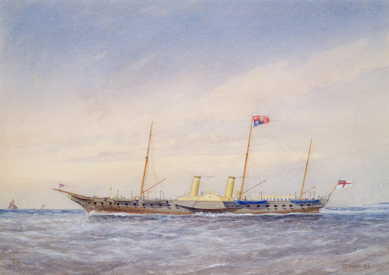 Lo Yacht Reale Osbourne, 1876 da William Frederick Mitchell