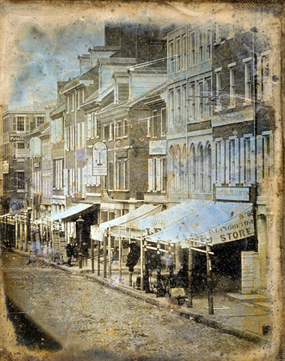 Lato nord di Chestnut Street, tra Second Street e Third Street, Philadelphia, Pennsylvania da William G. Mason