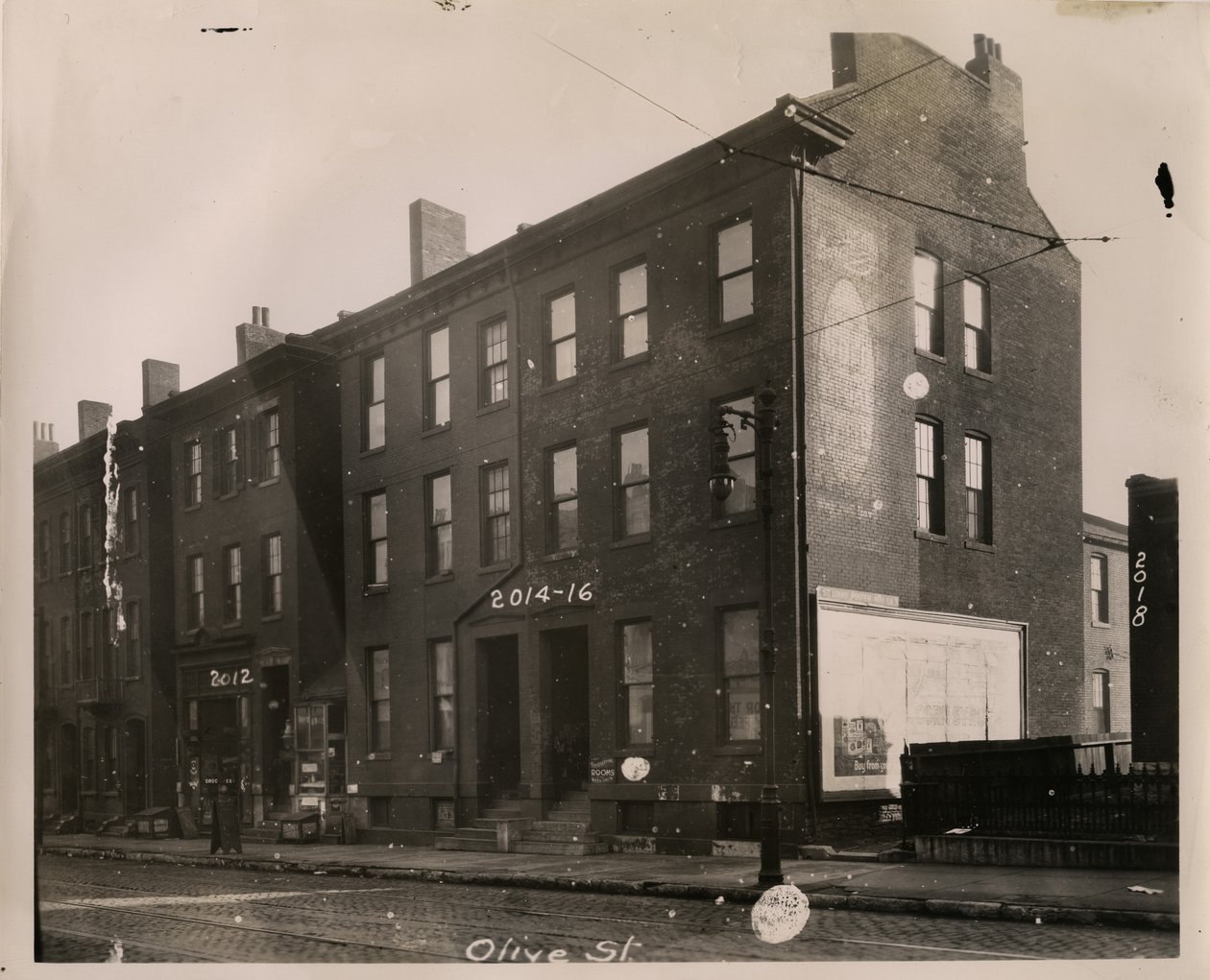 Catlin, Daniel. Residenza. 2016 Olive Street. Esterno da William G. Swekosky