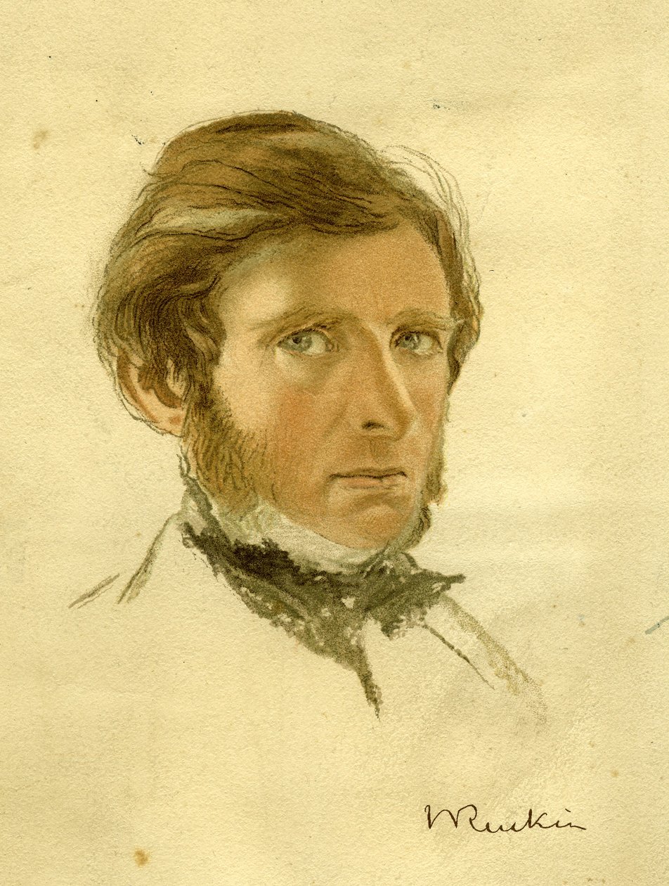 Ritratto di John Ruskin, c.1861 da William Gersham Collingwood