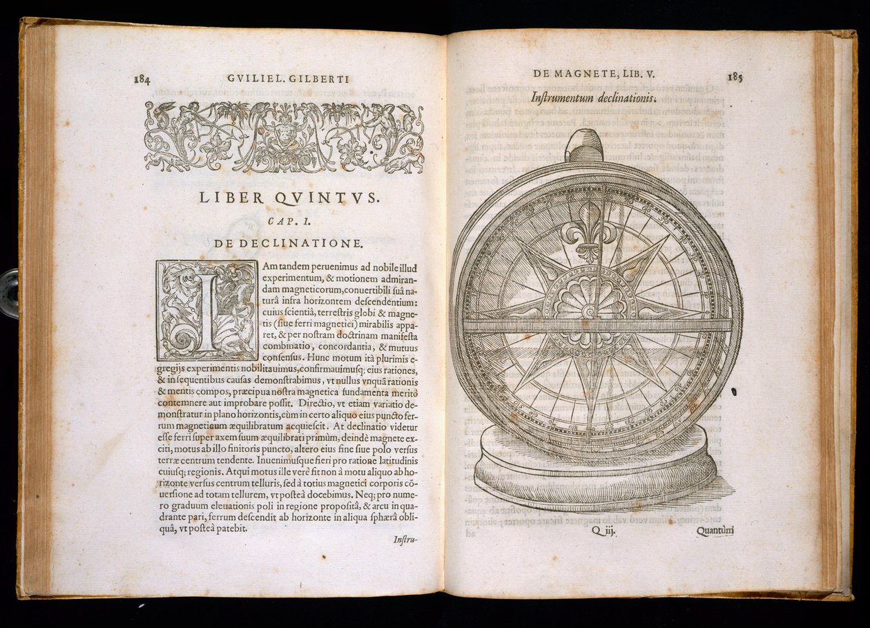 Esperimenti sulle proprietà dei metalli magnetici, dal Capitolo 5 di De Magnete, Magneticisque Corporibus, et de Magno Magnete Tellure, pub. Petrus Short, Londra, 1600 da William Gilbert