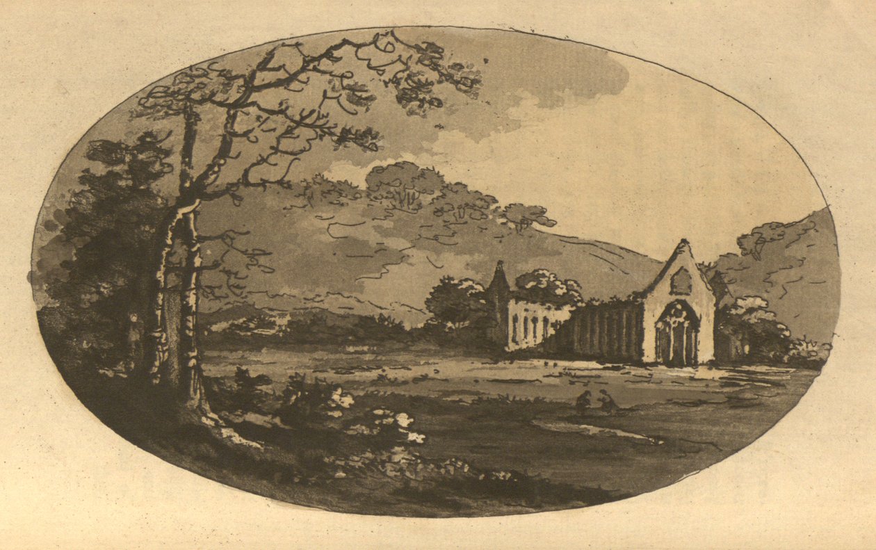 Abbazia di Tintern da William Gilpin