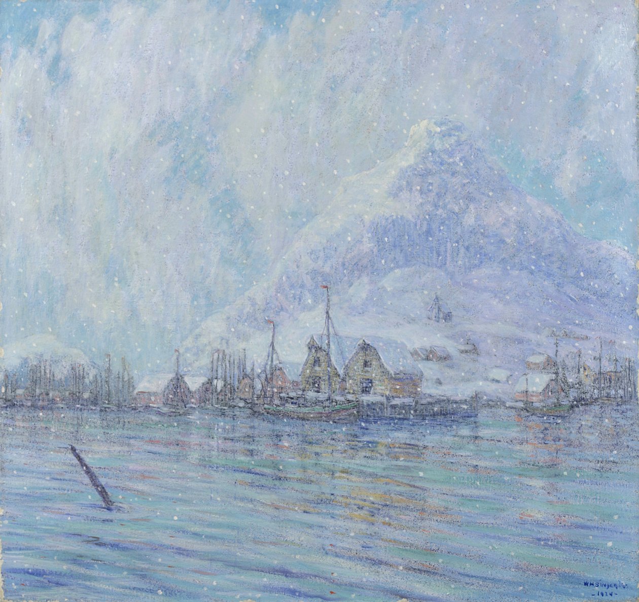 Porto in inverno da William H. Singer