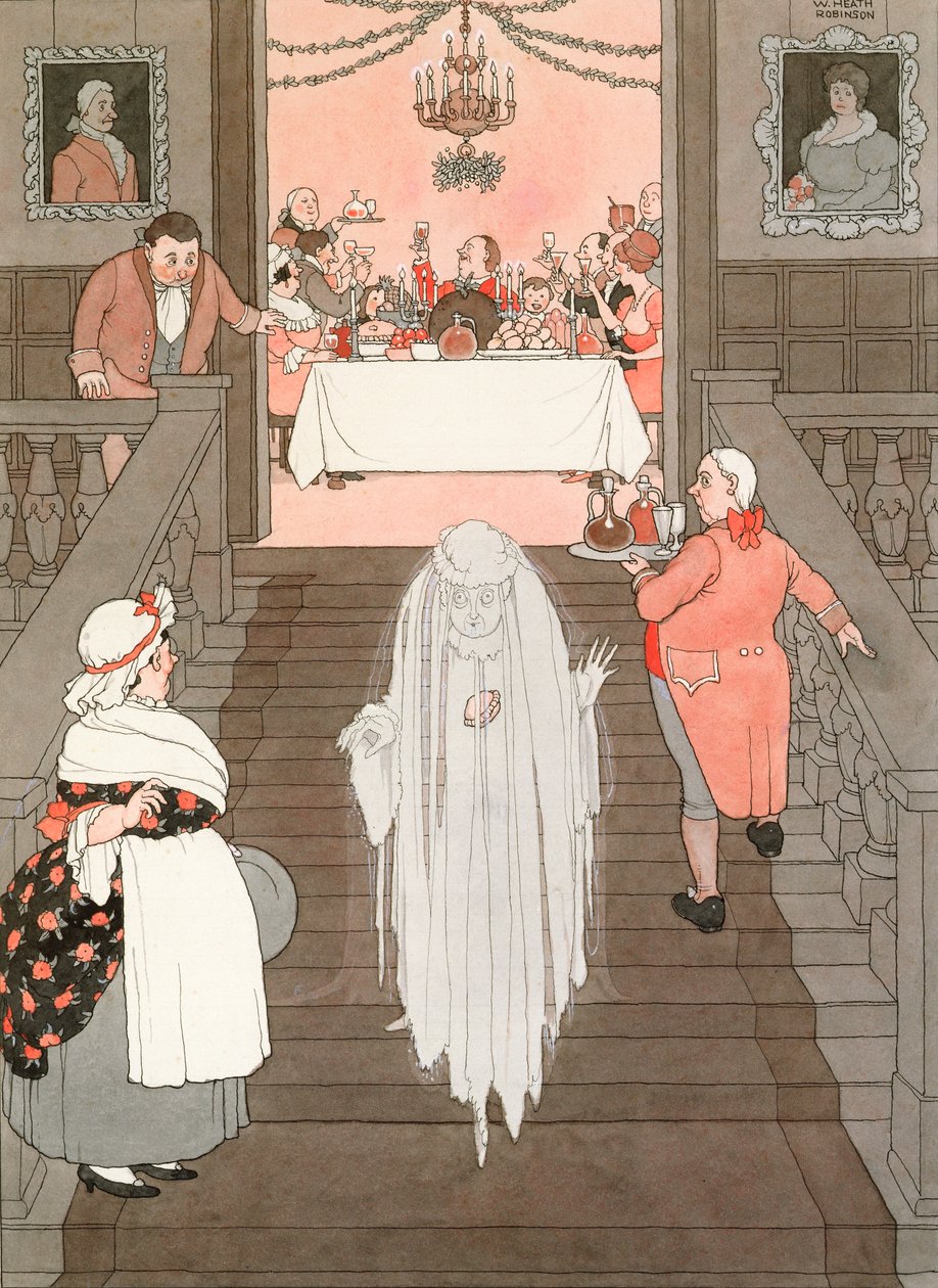 Il fantasma e la torta di carne, 1941 da William Heath Robinson