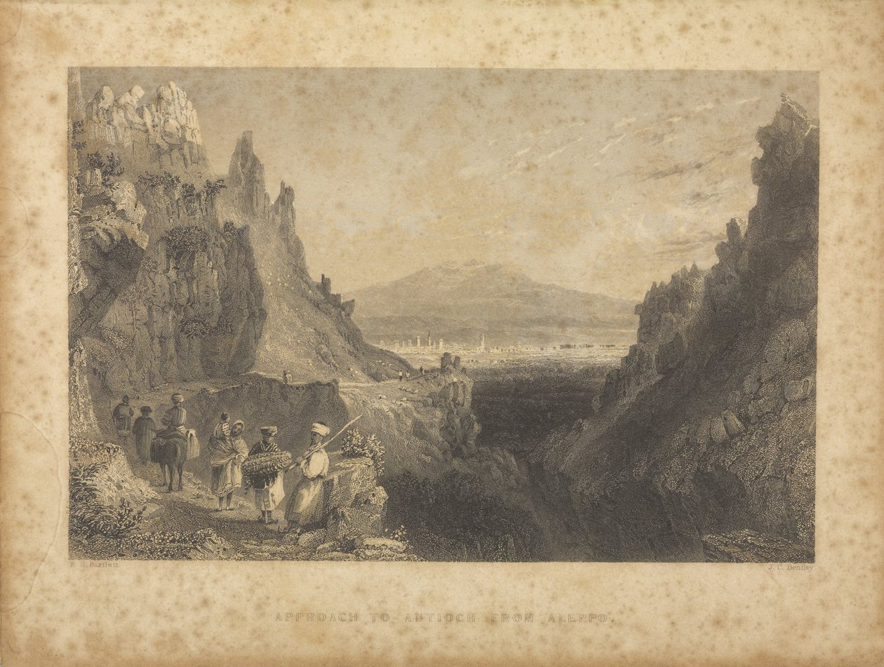 Approccio ad Antiochia da Aleppo da William Henry Hunt