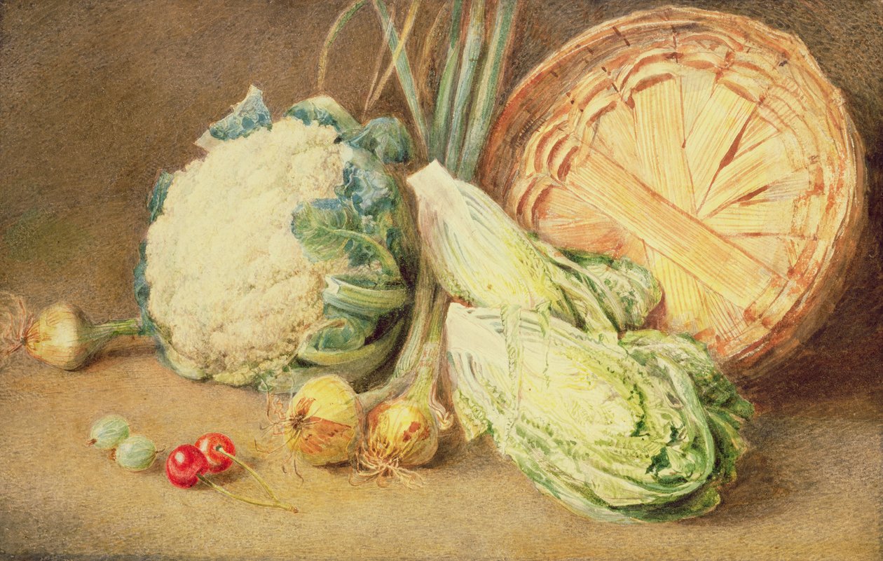Natura Morta di Verdure da William Henry Hunt