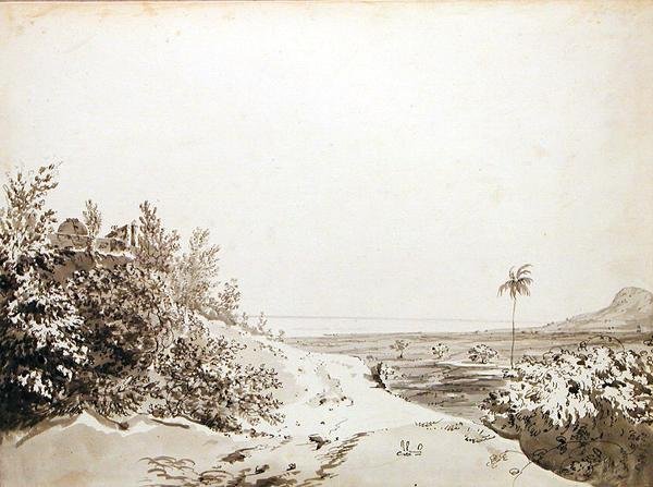 Veduta dal Passo di Sakrigali Guardando a Est Verso il Bengala, c.1781 da William Hodges