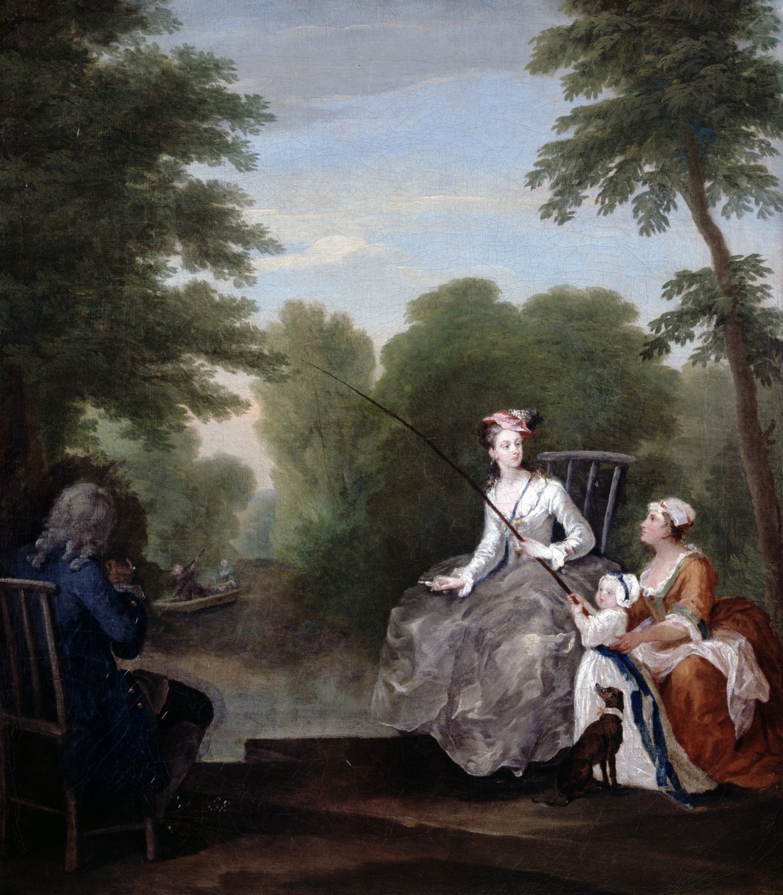 Una festa di pesca da William Hogarth