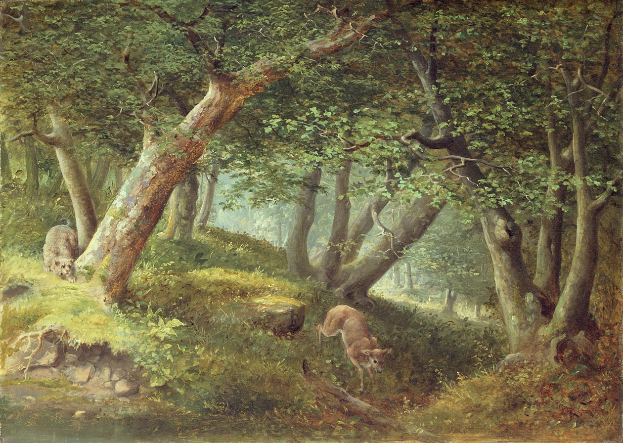 Nella foresta, 1856 da William Holbrook Beard