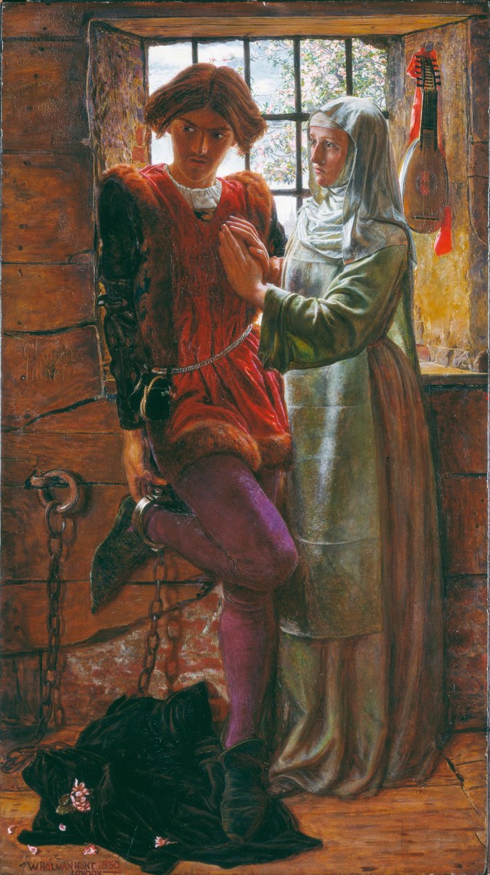 Claudio e Isabella da William Holman Hunt