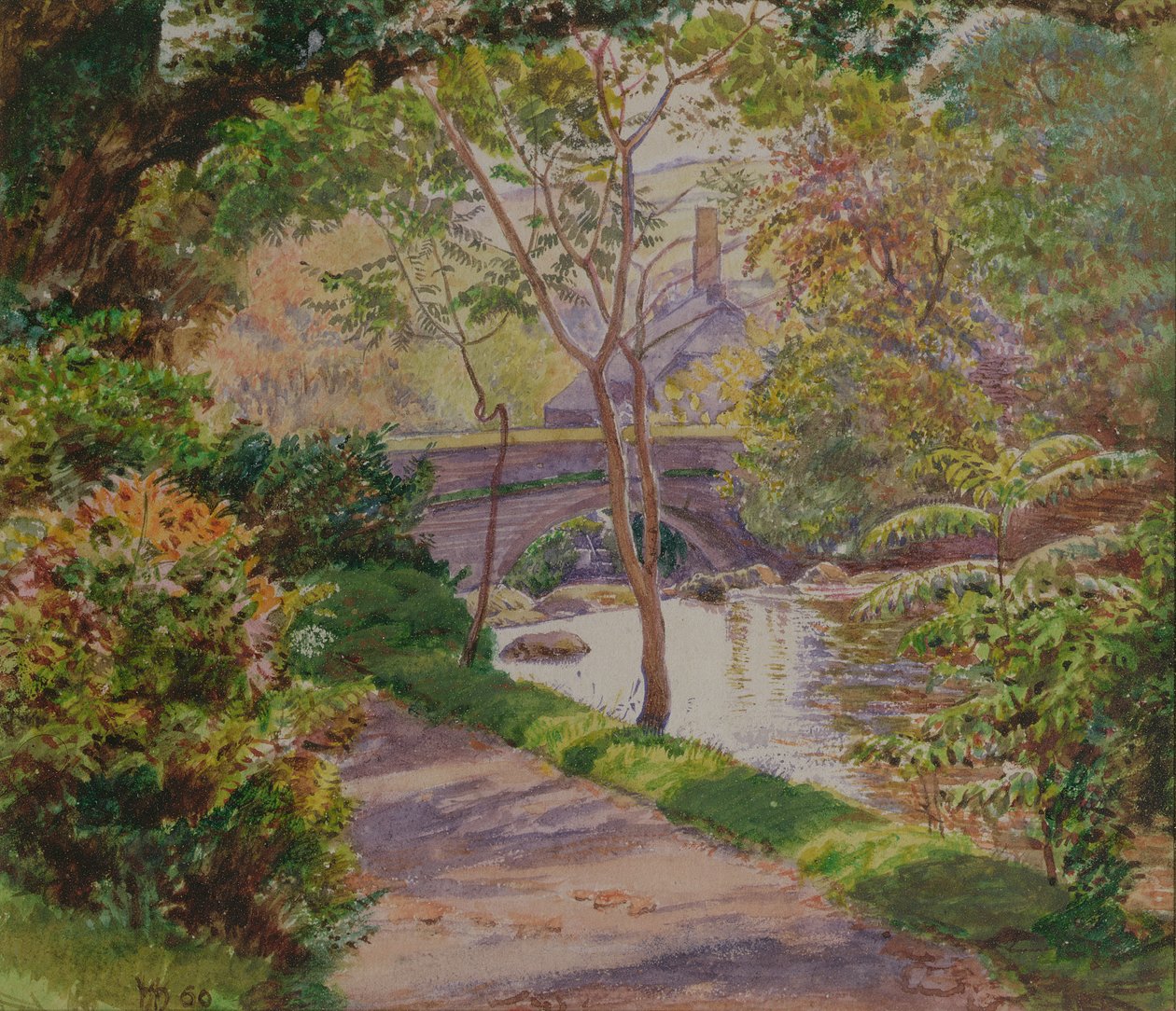 Il ponte di edera, Devon, 1860 da William Holman Hunt