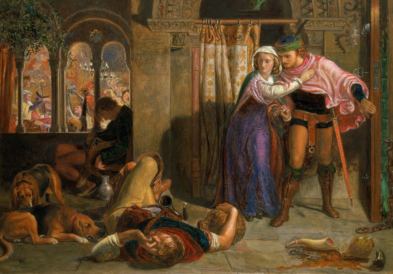 La fuga di Madeline e Porphyro durante l