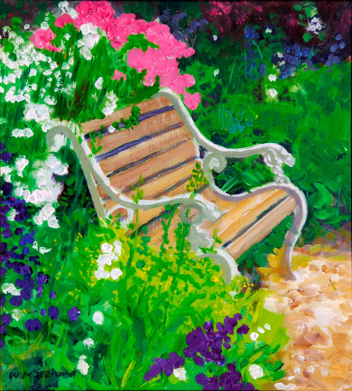Panchina da giardino, 20078 da William Ireland