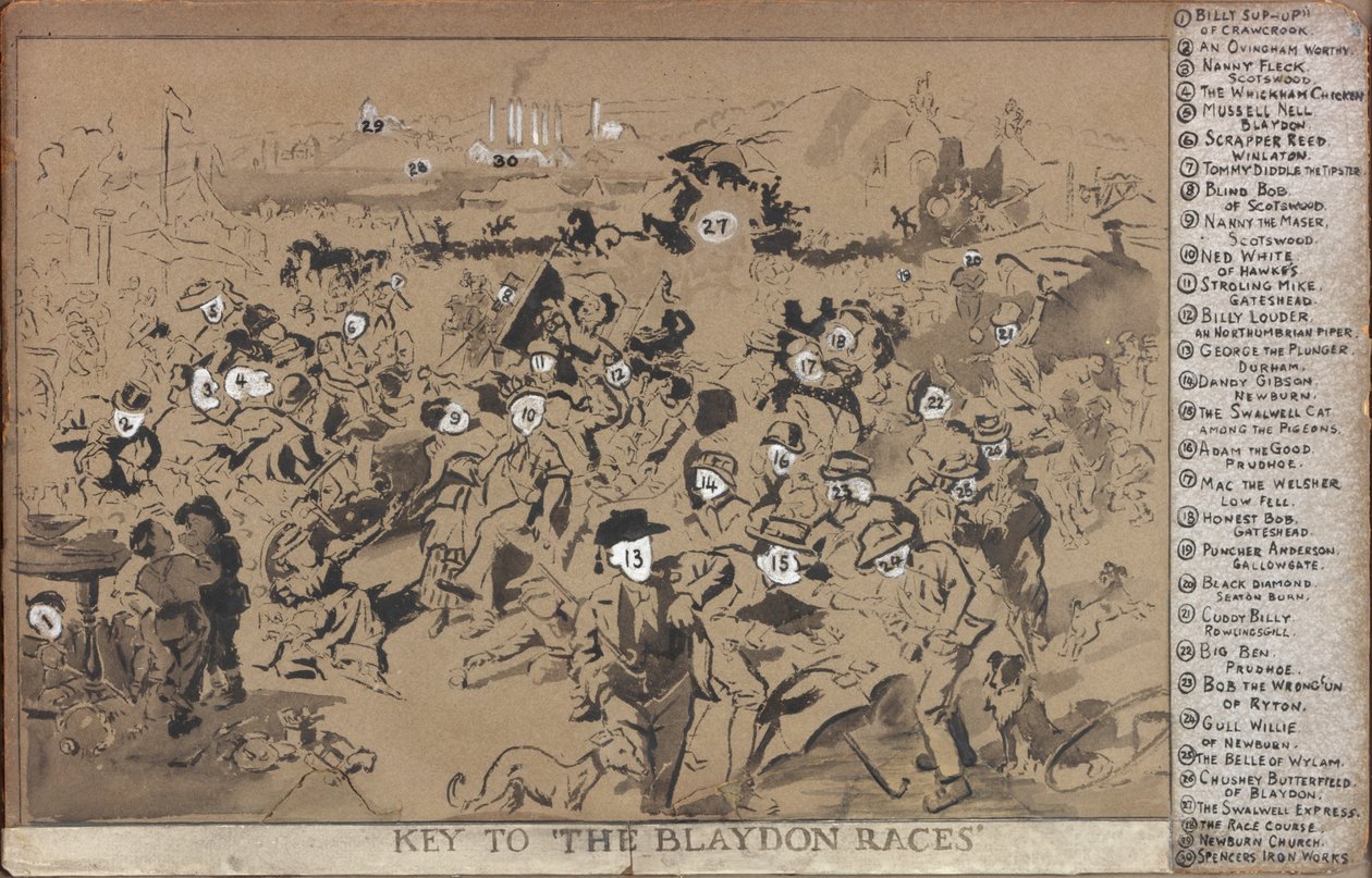 Chiave delle Corse di Blaydon da William Irving