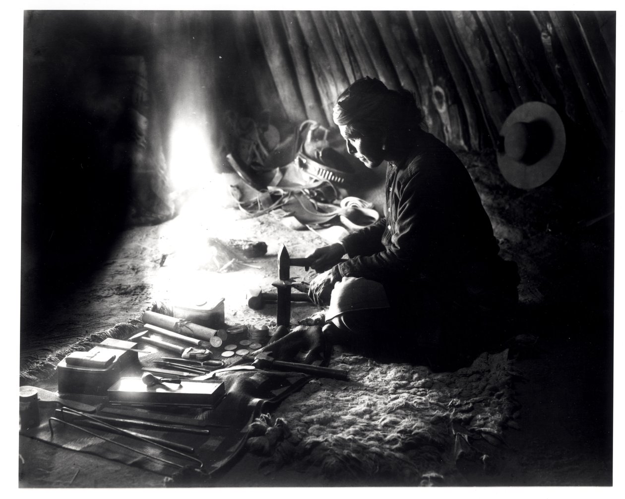 Orafo Navajo, c.1915 da William Carpenter