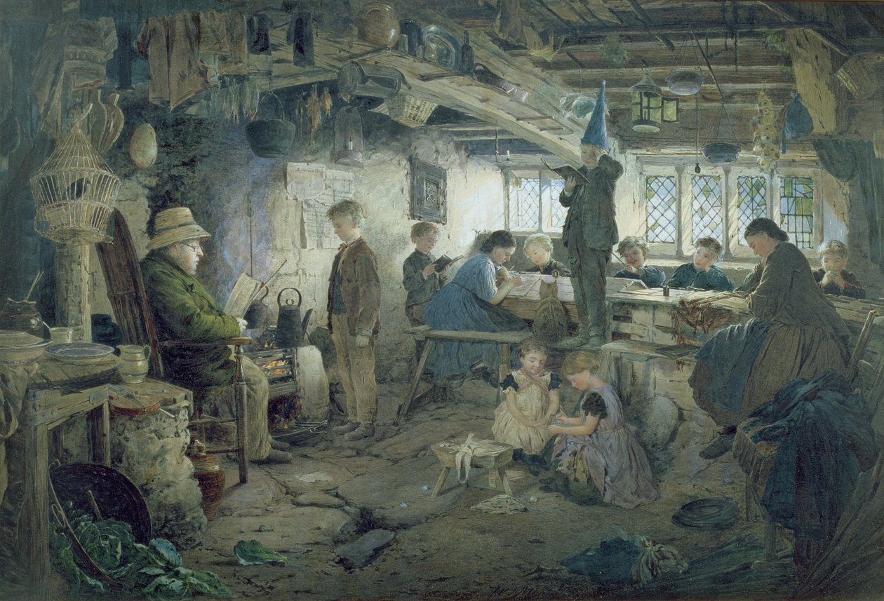 Il severo maestro di scuola, 1868 da William Jabez Muckley