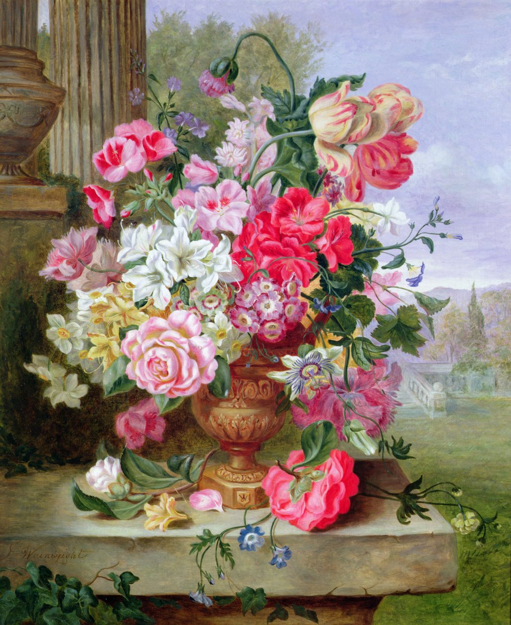 Natura morta di fiori da John Wainwright