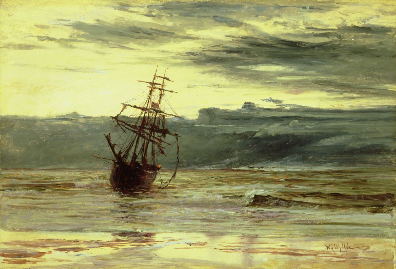 Alba dopo una tempesta da William Lionel Wyllie