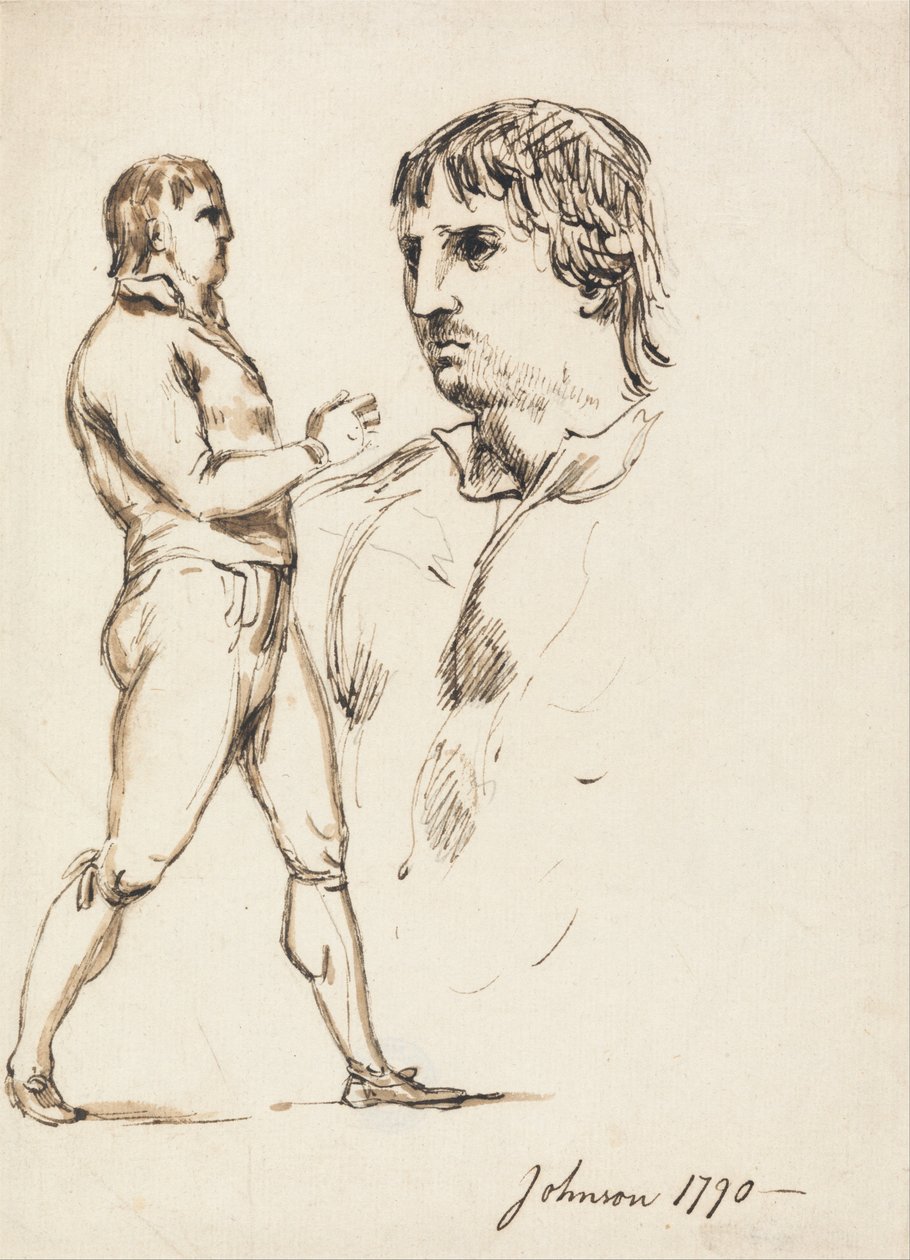 Ritratto del Pugile Johnson da William Lock Ii