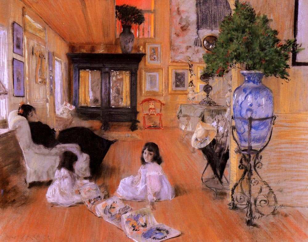 Sala a Shinnecock da William Merritt Chase