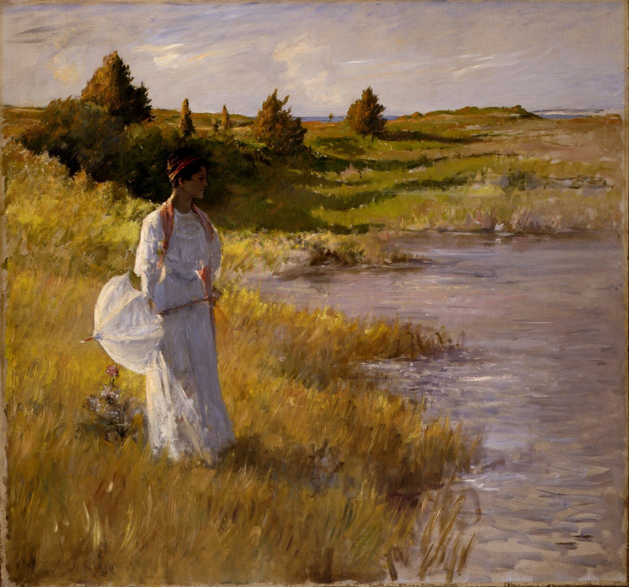 Una passeggiata pomeridiana, c.1890-95 da William Merritt Chase