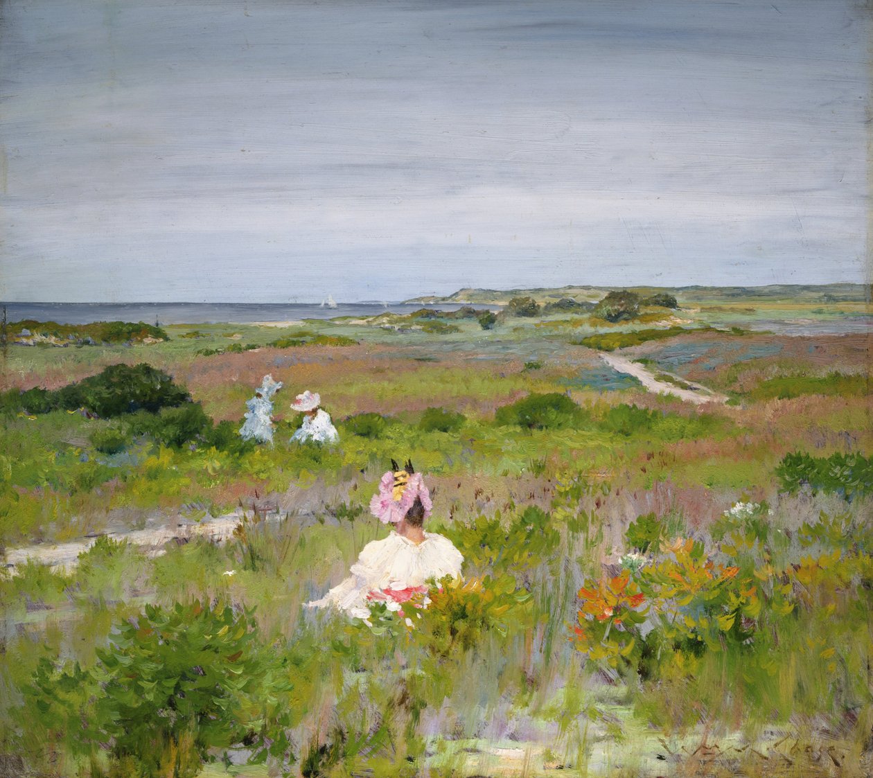 Paesaggio - Shinnecock, Long Island da William Merritt Chase