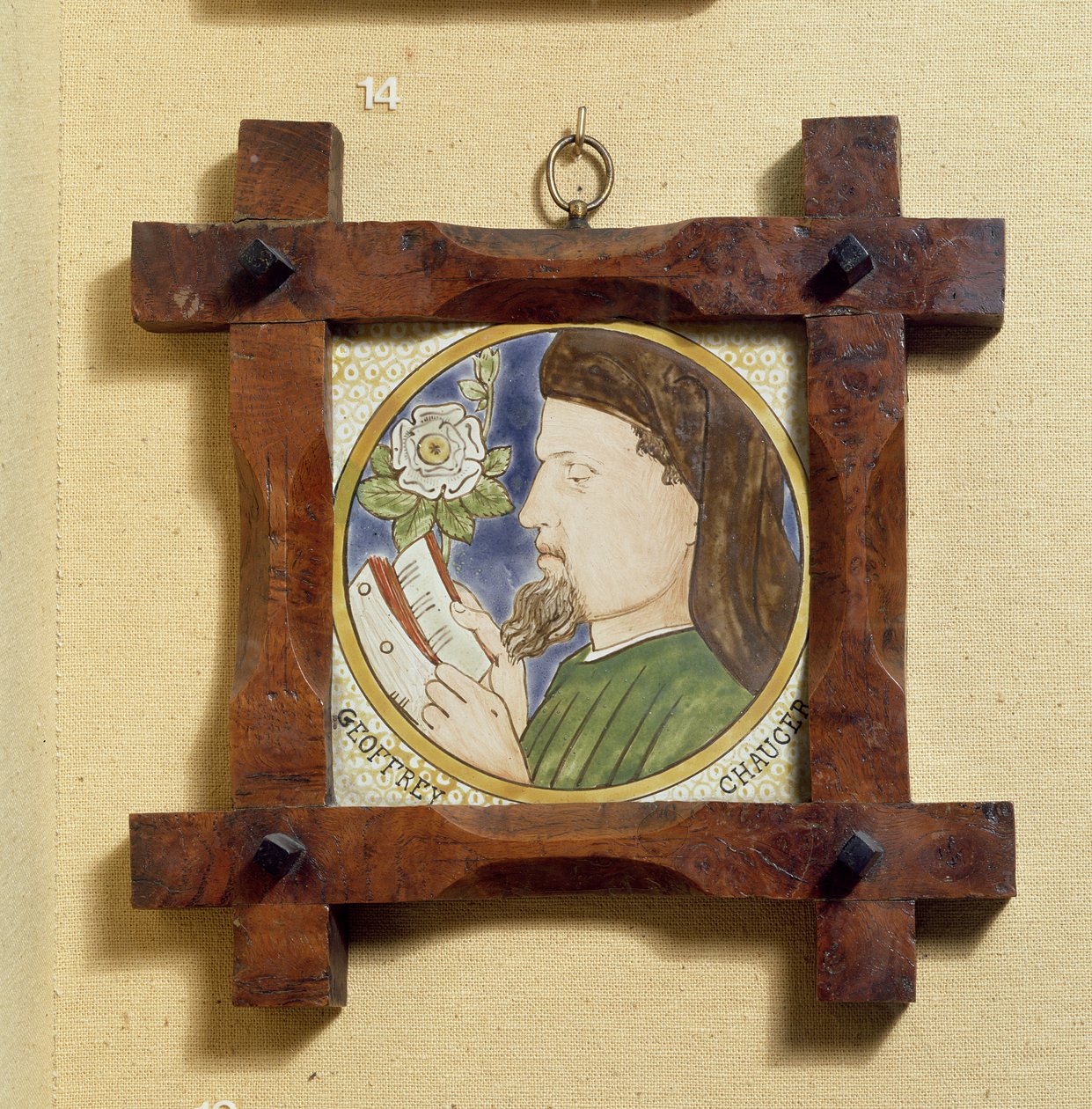 Ritratto di Geoffrey Chaucer (c.1340-1400) da William Morris