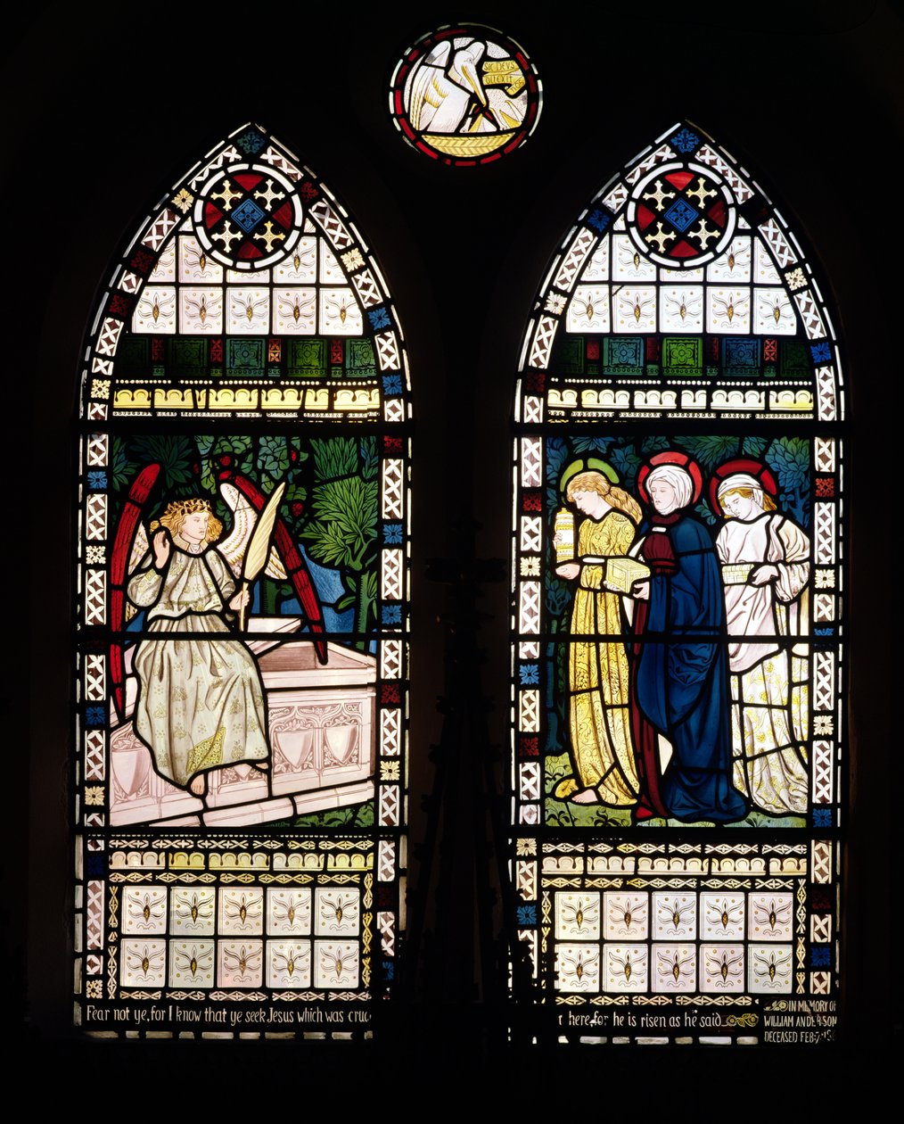 Le tre Marie al sepolcro, 1862 da William Morris