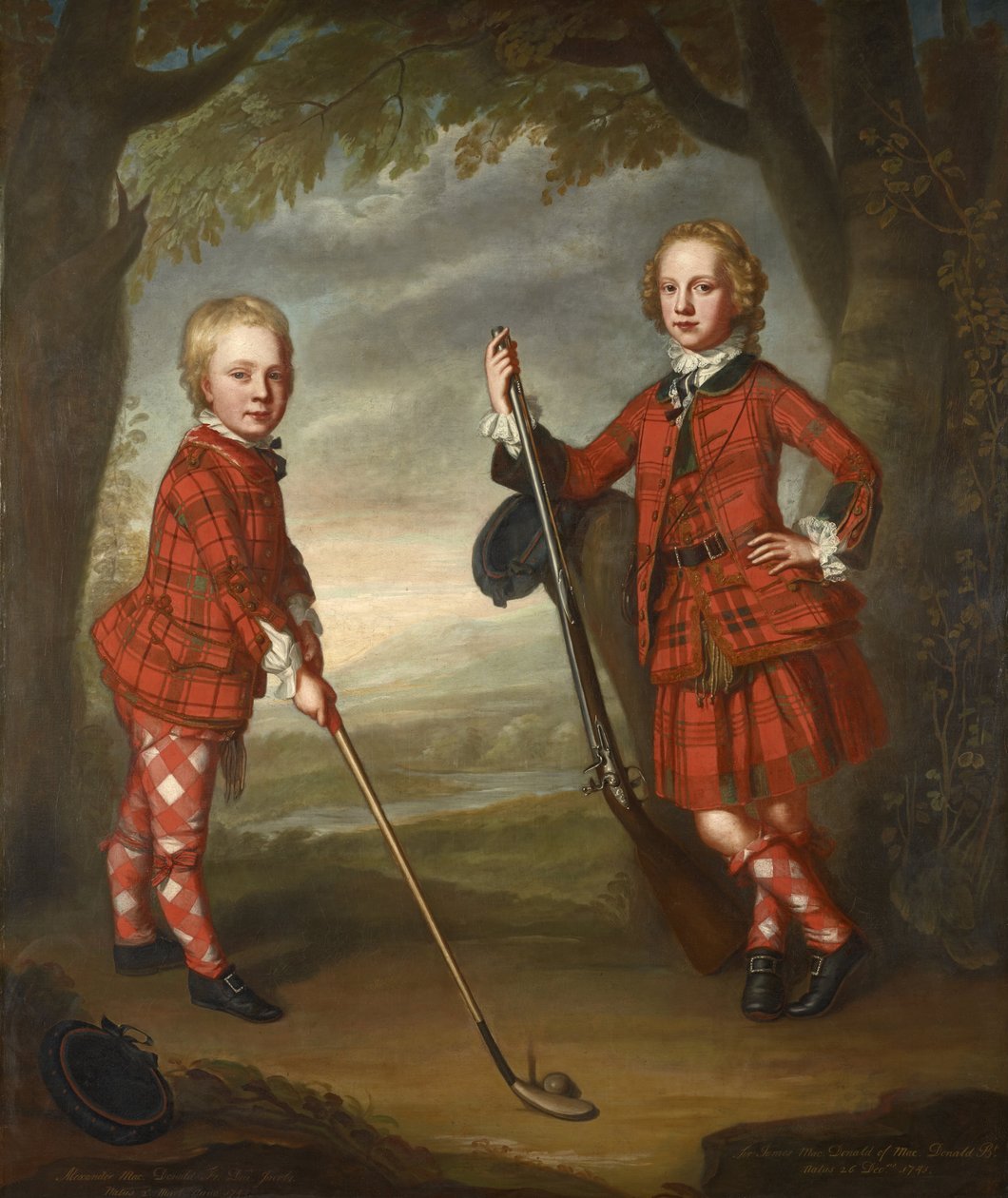 Sir James Macdonald e Sir Alexander Macdonald da William Mosman